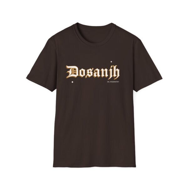 Stylish Gold 'Dosanjh' Unisex Softstyle T-Shirt - Image 4