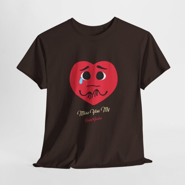 'Miss You My Babbu Gosha'  Punjabi Graphic T-Shirt - Image 2