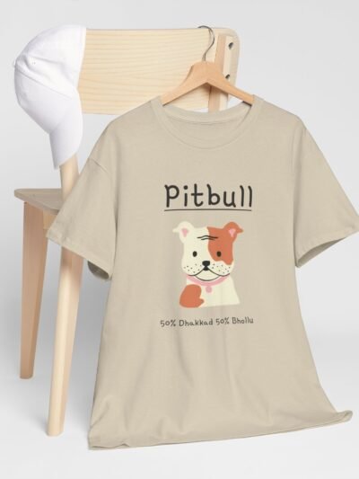 Pitbull Dhakkad and Bhollu Unisex Heavy Cotton Tee